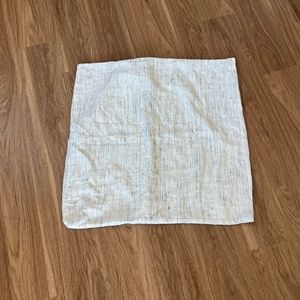 26in x 26 in - grey west elm pillowcase, shabby chic